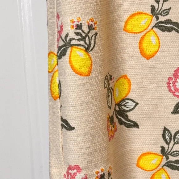 NWT Loft Outlet Lemon Print A-Line Above Knee Skirt, Size 10 - Picture 4 of 10